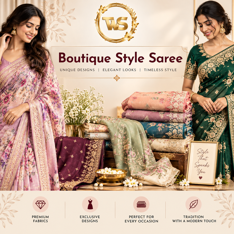 Boutique Style Saree