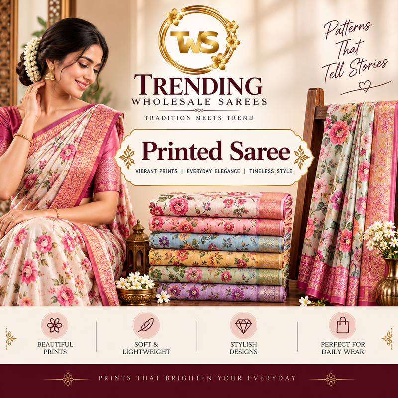 Printed Saree