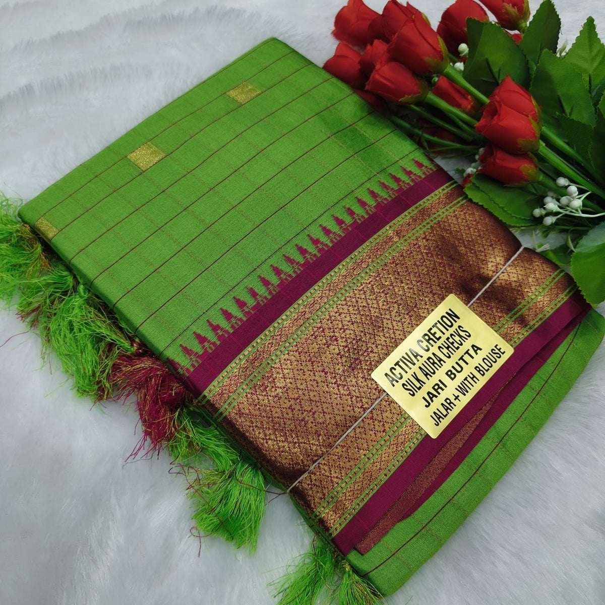 Modal Silk Saree | MSS007-LG
